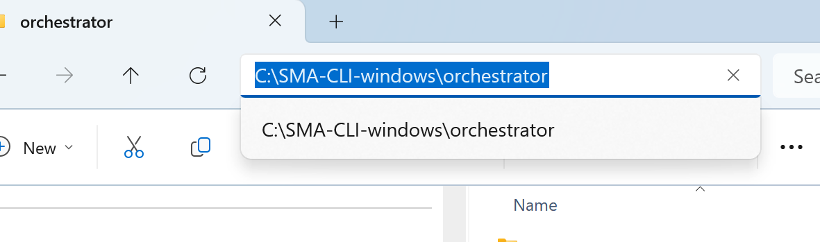 Orchestrator Folder Path
