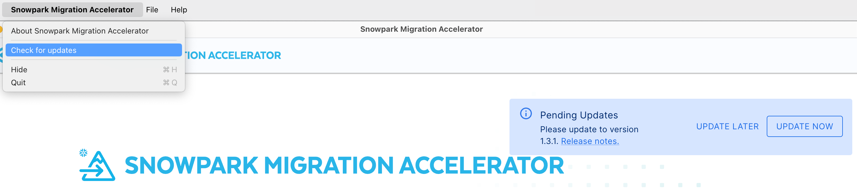 Nach Updates suchen - Update