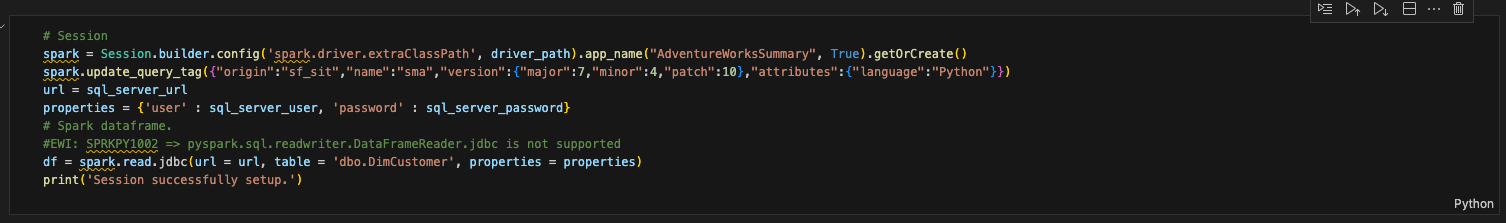 Cell with session call
