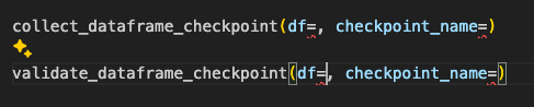 Checkpoints für Collector und Validator