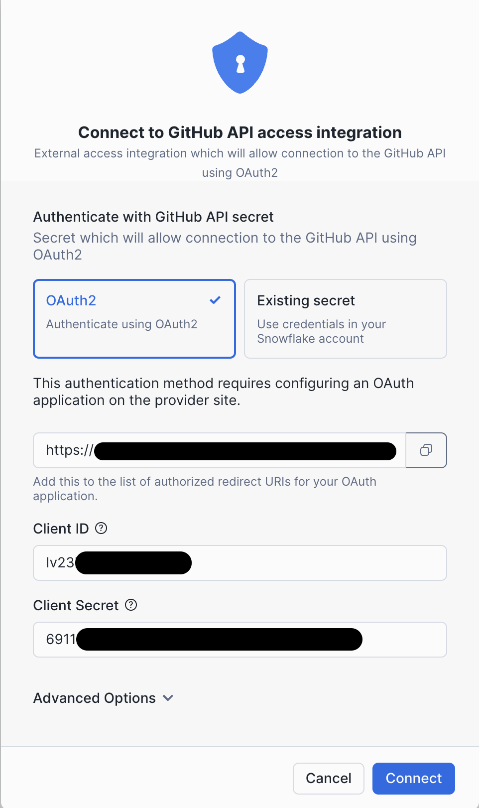 OAuth-Konfiguration