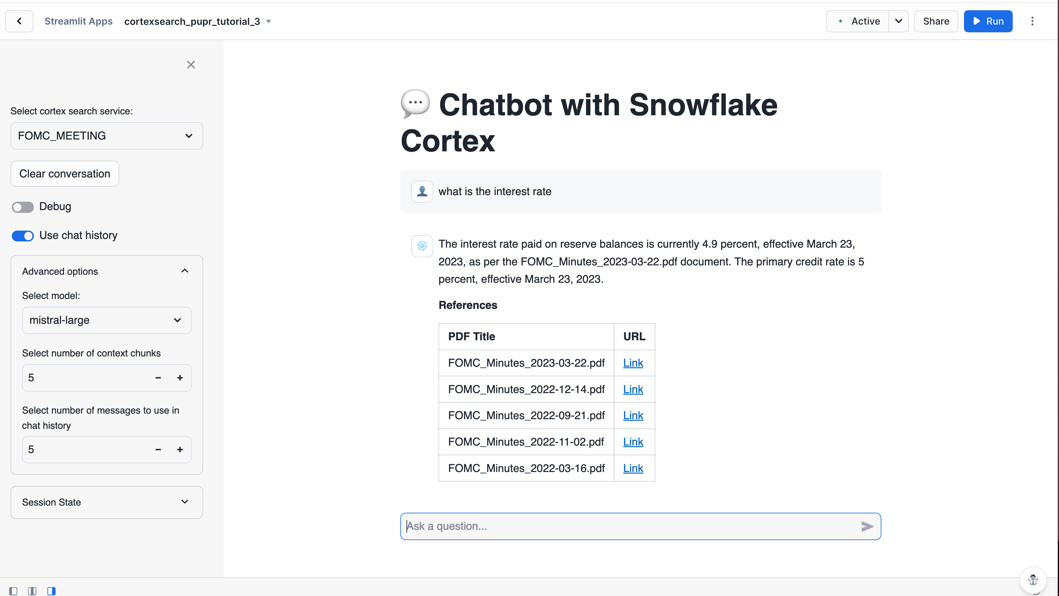 Chatten Sie mit PDF-Dateien in der Streamlit-UI