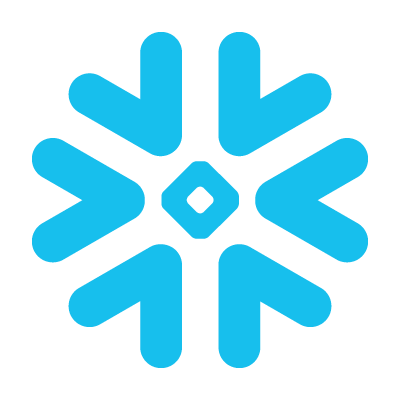 Snowflake logo in blue (no text)