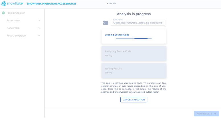 Analysis in progress