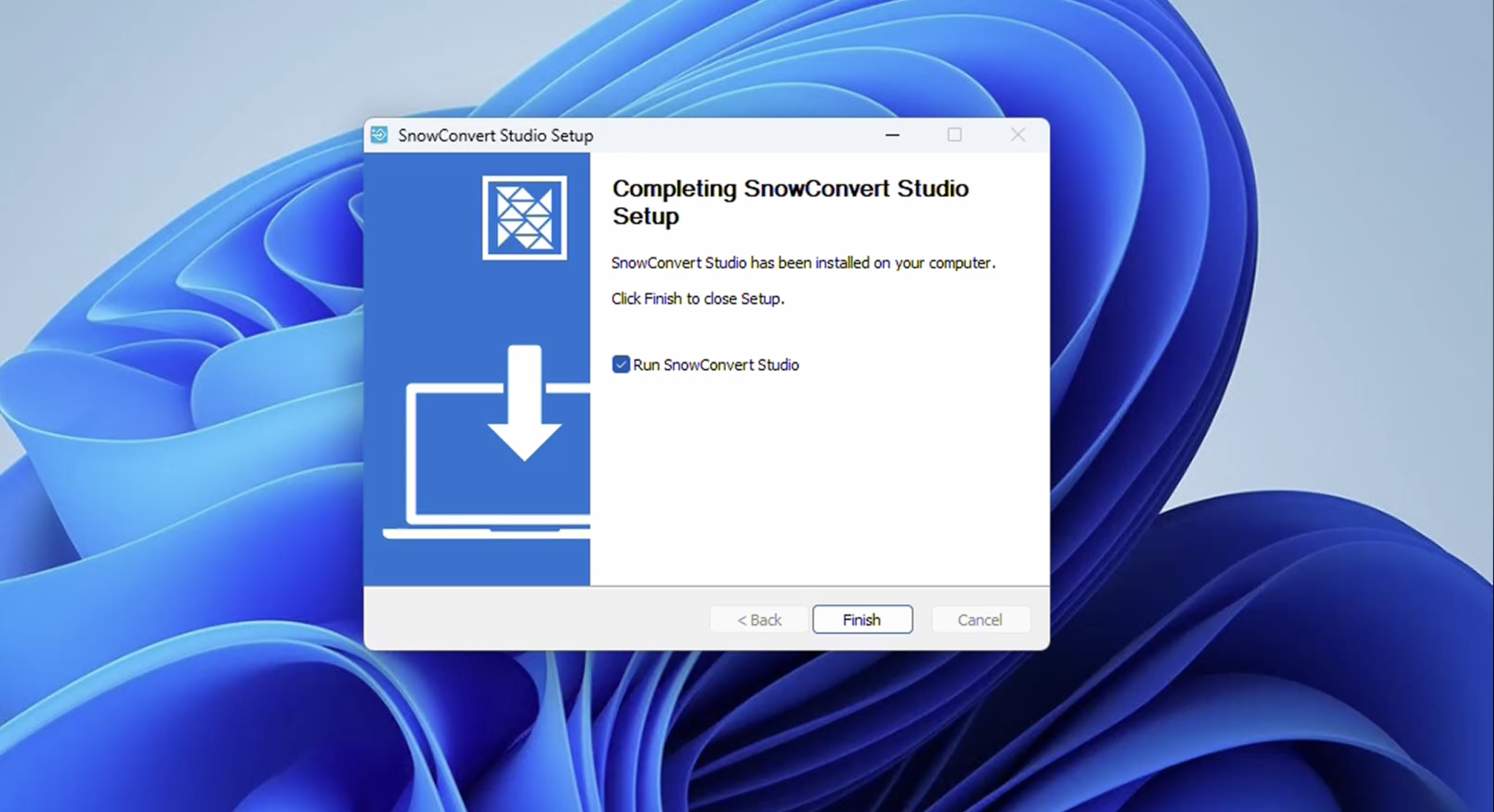 SnowConvert Studioインストール