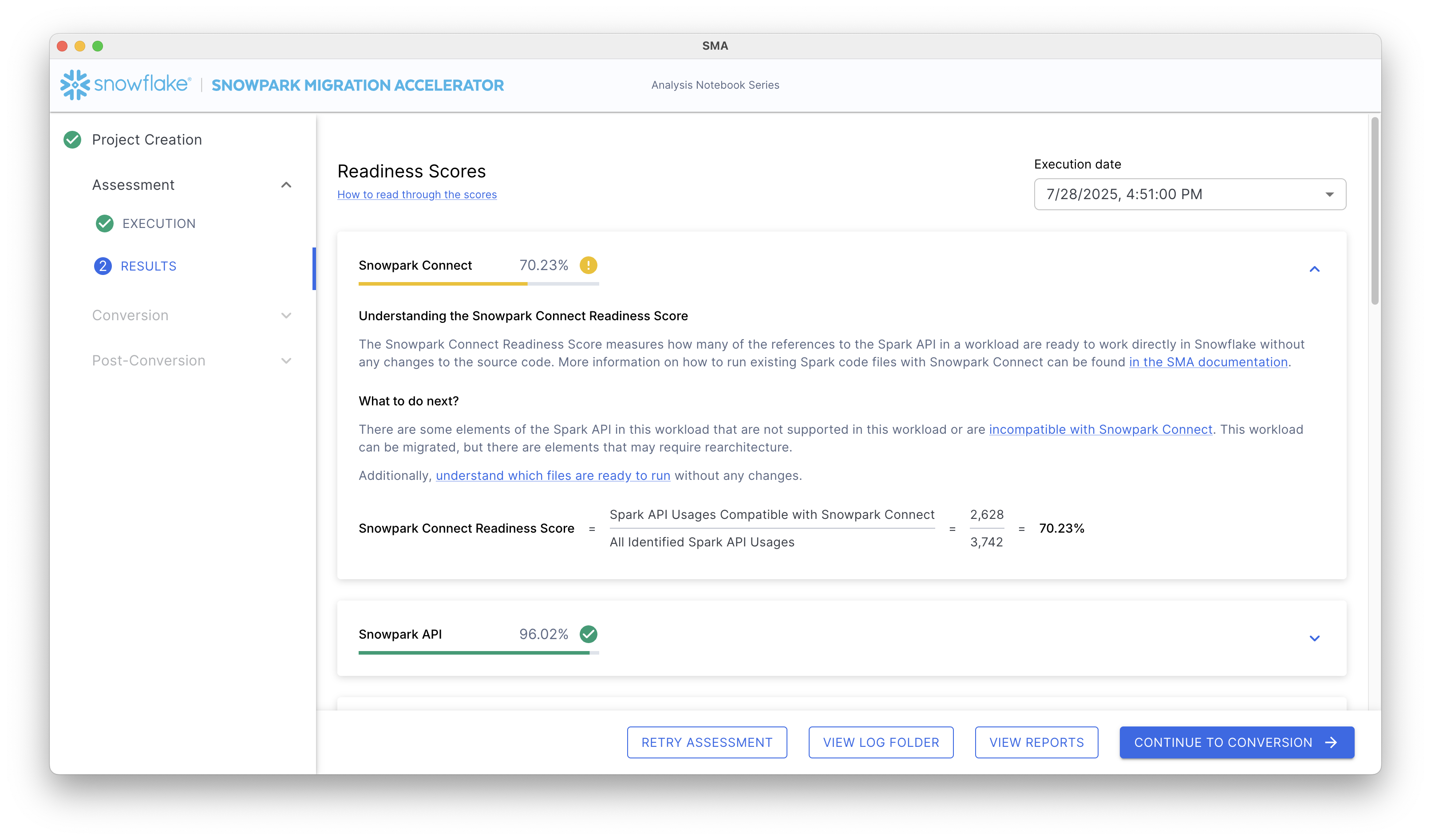 Snowpark Connect Readiness Score