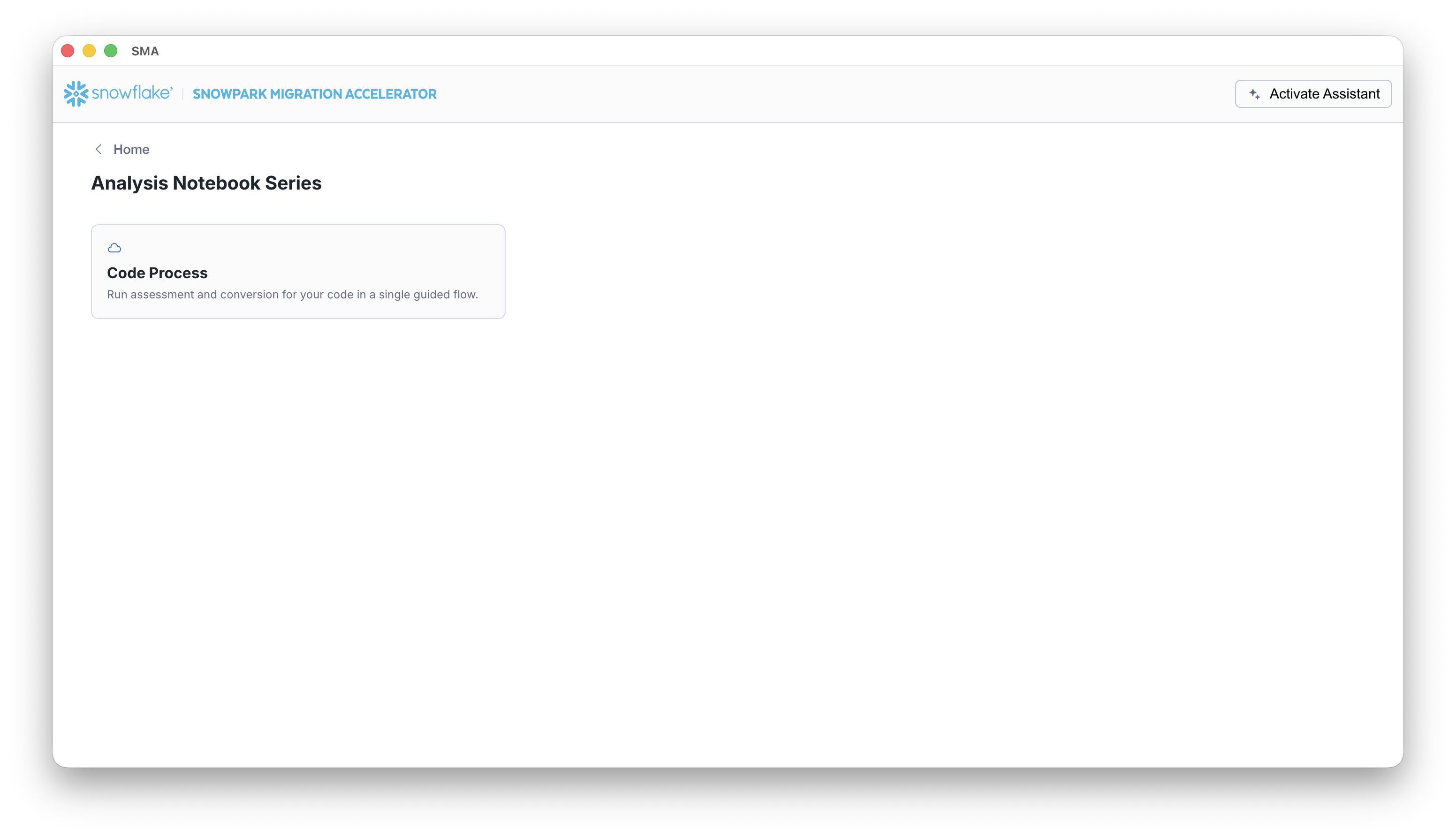 Home Code Process Tile