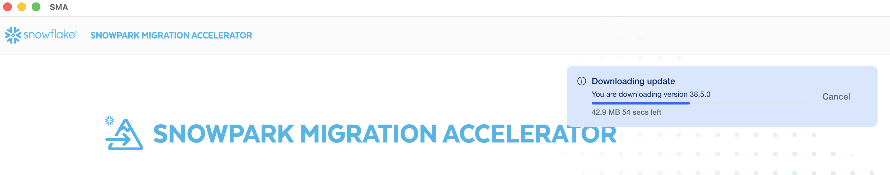 Download da atualização