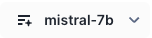 Lista de modelos de playground do Cortex.