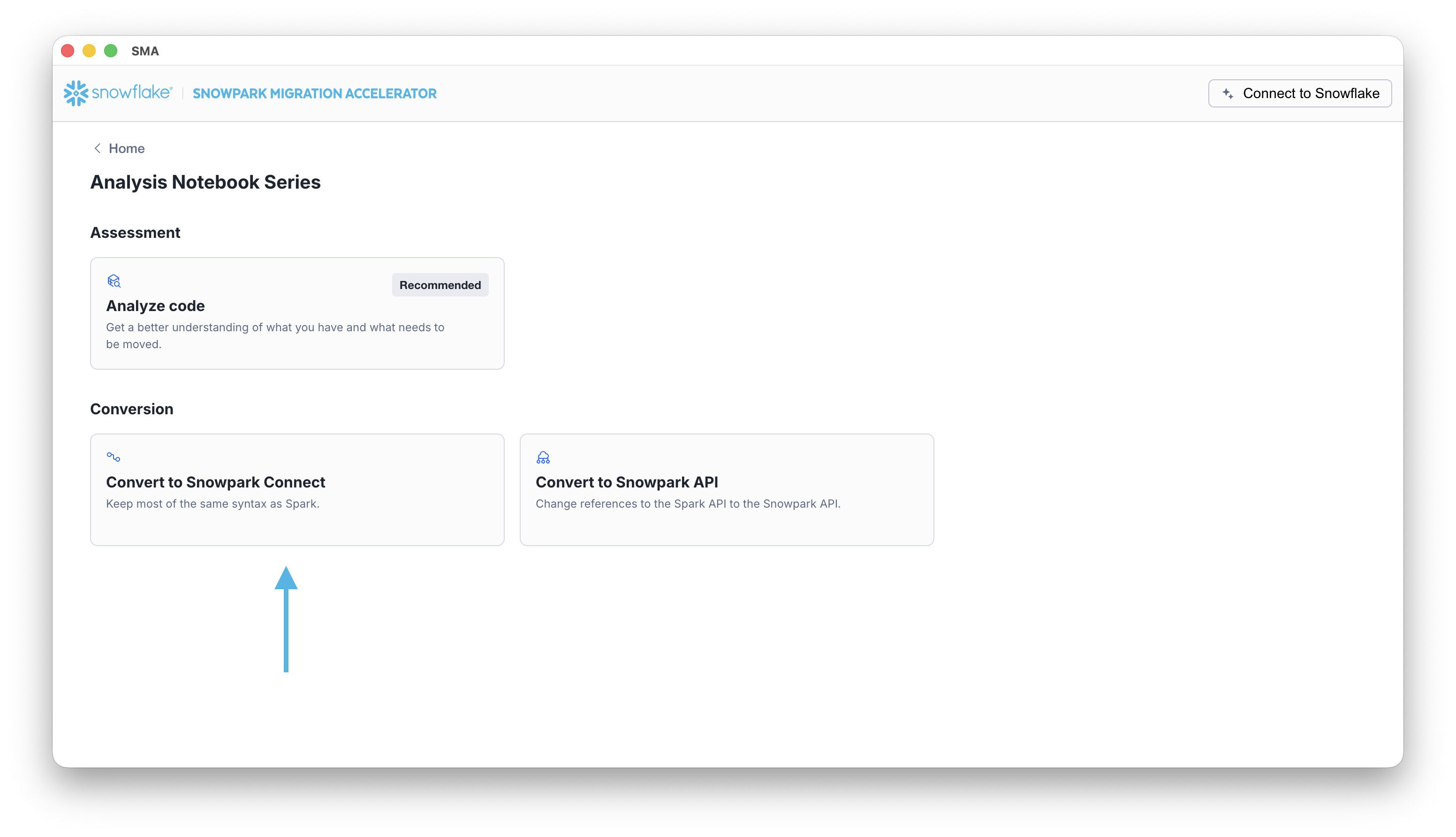 SCOS Conversion process