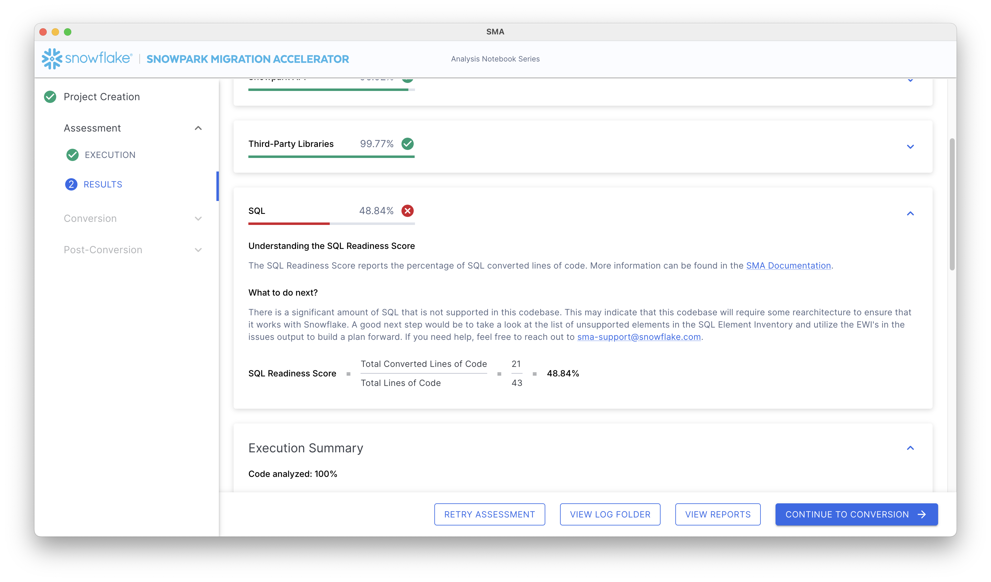 Pontuação de preparação de SQL
