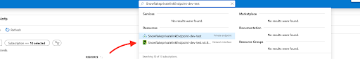 DNS endpoint setup
