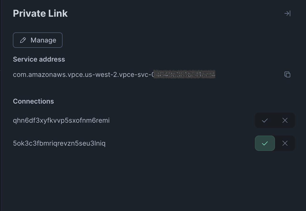 Create Snowflake Postgres ingress network policy at instance create time